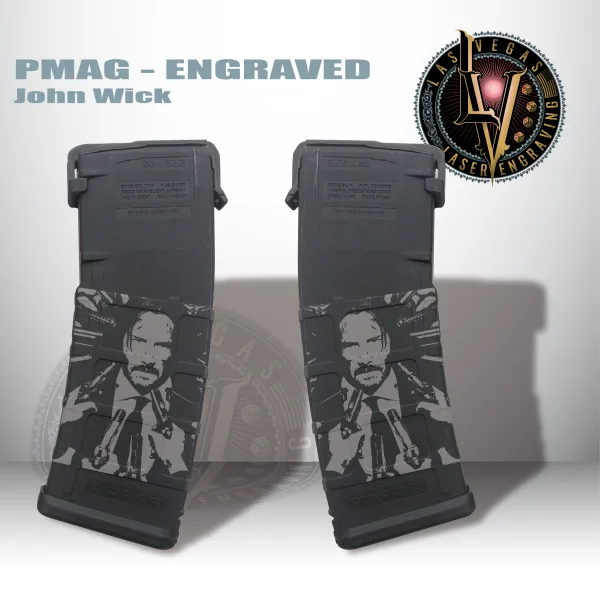 Custom Engraved PMAG Magazine – John Wick 1 Engraved Pmag