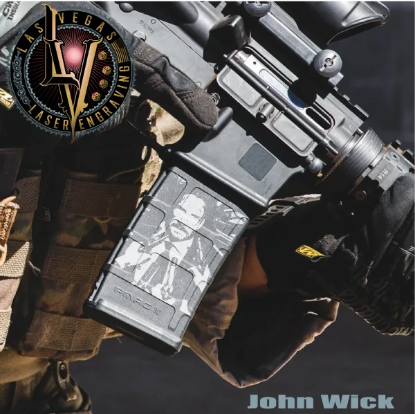 Custom Engraved PMAG Magazine – John Wick 2 Engraved Pmag