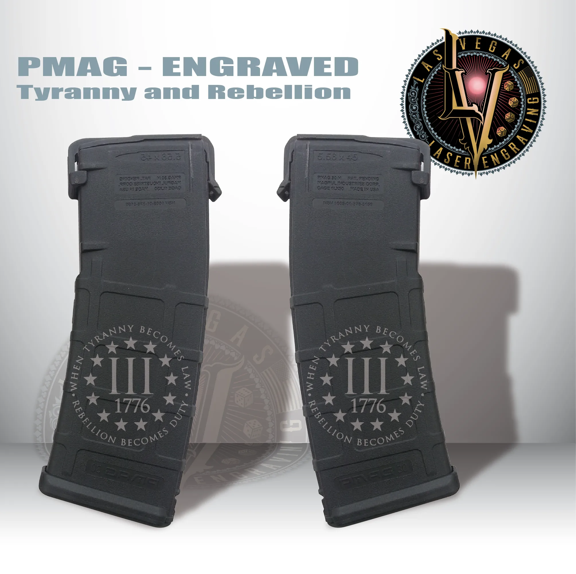Engraved Pmag