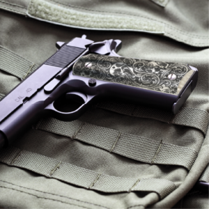 Skull Filigree engraved grips