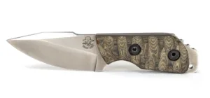 Custom engraved metal knife